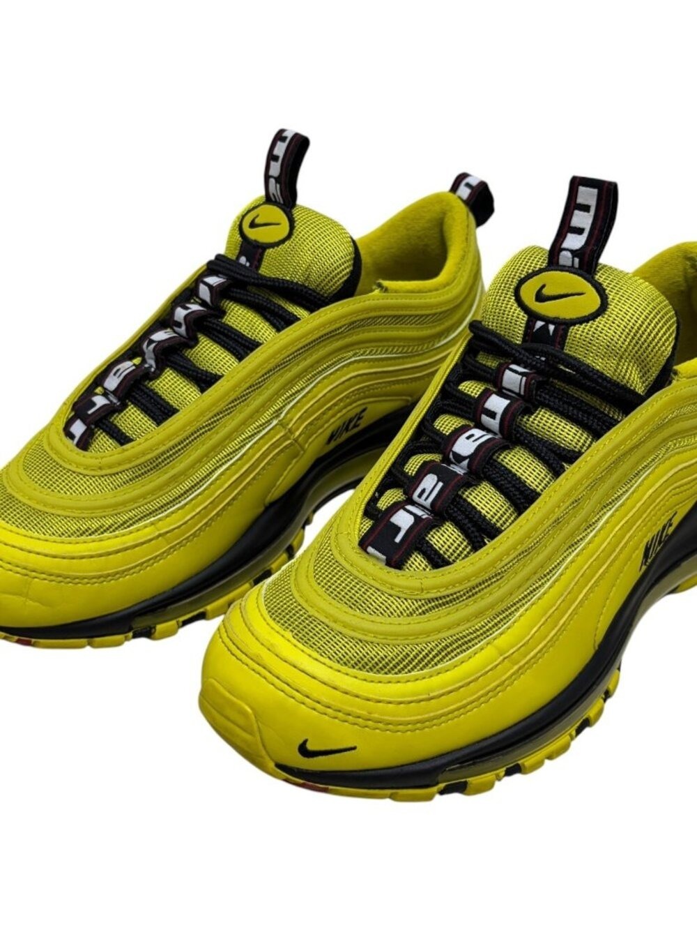 NIKE AIR MAX 97 Sneakers Tour Yellow BV1242-700 Vintage Y2K Trainers Womens 8 US